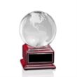 Globe Award on Radison Base | https://www.bestnamebadges.com