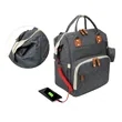 Backpack With USB For College University Business Travel | https://www.bestnamebadges.com