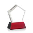 Genosee VividPrint™ Award on Base - Red | https://www.bestnamebadges.com