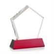 Genosee VividPrint™ Award on Base - Red | https://www.bestnamebadges.com