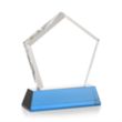 Genosee VividPrint™ Award on Base - Sky Blue | https://www.bestnamebadges.com
