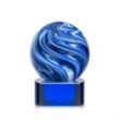 Naples Award on Paragon Base - Blue | https://www.bestnamebadges.com