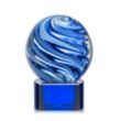 Naples Award on Paragon Base - Blue | https://www.bestnamebadges.com