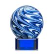 Naples Award on Paragon Base - Blue | https://www.bestnamebadges.com