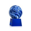 Naples Award on Robson Base - Blue | https://www.bestnamebadges.com