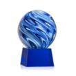 Naples Award on Robson Base - Blue | https://www.bestnamebadges.com