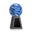 Naples Award on Tall Marble Base | https://www.bestnamebadges.com