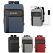 Business & Travel Laptop Bag Rucksack With USB Charging Port | https://www.bestnamebadges.com
