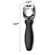 Ice Cream Scoop with Comfortable Handle | https://www.bestnamebadges.com