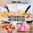 Ice Cream Scoop with Comfortable Handle | https://www.bestnamebadges.com