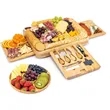 Bamboo Large Charcuterie Board Set | https://www.bestnamebadges.com