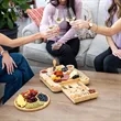 Large Bamboo Charcuterie Board Set | https://www.bestnamebadges.com