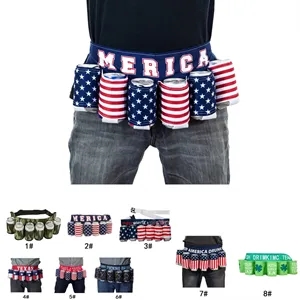 Custom Beverage Holder Beer Belt | https://www.bestnamebadges.com