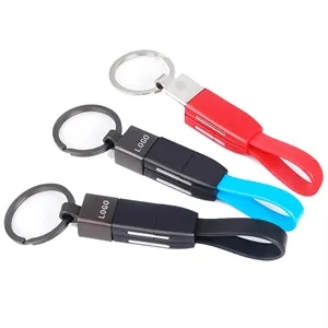 Portable Charging Cable Keychain