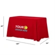 10FT Polyester Poplin Table Throw w/ Custom Imprint | https://www.bestnamebadges.com