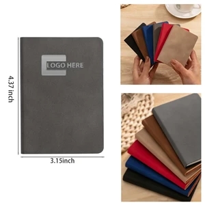 A7 Hardcover Leather Journal compact Notebook