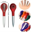 Multi-Functional Retractable Ruler Gauge Screw Pen | https://www.bestnamebadges.com