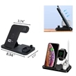 Vertical Foldable 4-in-1 Wireless Charger | https://www.bestnamebadges.com