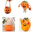 Halloween Pumpkin Candy Tote Bag for Kids | https://www.bestnamebadges.com