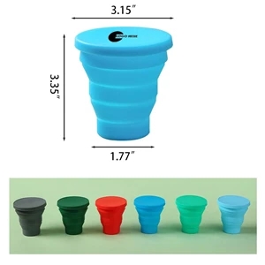 6oz Collapsible Silicone Outdoor Sports Water Cup
