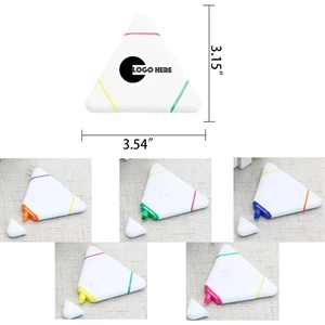 The Triple-Header 3-color Plastic Highlighters