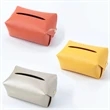 Simple Pu Tissue Cover Box | https://www.bestnamebadges.com