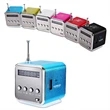 Mini Digital Music Radio Audio Stereo Player Speaker | https://www.bestnamebadges.com