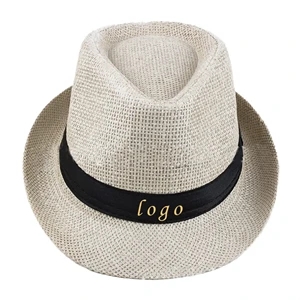 Custom Fedora Made With Straw
