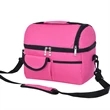 Compartment Box Double Deck Insulated Reusable Lunch Bag | https://www.bestnamebadges.com