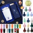 UV Protection Umbrella w/12oz Travel Coffee Mug Gift Box Set | https://www.bestnamebadges.com