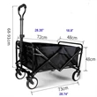 Folding Collapsible Utility/Display Wagon - S | https://www.bestnamebadges.com