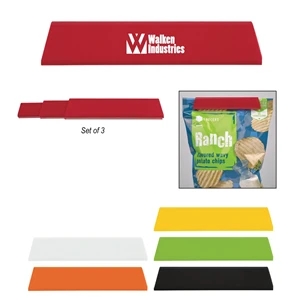 Slip-N-Seal 3 Piece Bag Clip Set | https://www.bestnamebadges.com