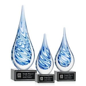 Marlin on Hancock Base - Black | https://www.bestnamebadges.com