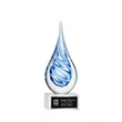 Marlin on Hancock Base - Clear | https://www.bestnamebadges.com