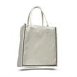 Color Stripe Fancy Web Handle Tote Bag W/ Bottom Gusset | https://www.bestnamebadges.com