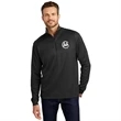 Port Authority® Men's Vertical Texture Jacket W/ Quarter Zip | https://www.bestnamebadges.com
