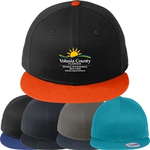 New Era® - Flat Bill Snapback Cap | https://www.bestnamebadges.com