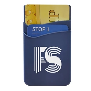 Double Pocket Silicone Phone Wallet