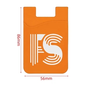 Silicone Phone Wallet Stick-on