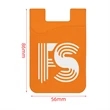 Silicone Phone Wallet Stick-on | https://www.bestnamebadges.com