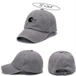 Adjustable Classic Distressed Denim Dad Hat | https://www.bestnamebadges.com