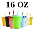 Custom 17oz 24 oz Reusable Color Changing Stadium Cup | https://www.bestnamebadges.com