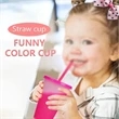 Custom 17oz 24 oz Reusable Color Changing Stadium Cup | https://www.bestnamebadges.com