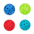 In Stock Custom Indoor Or Outdoor pickleballs | https://www.bestnamebadges.com