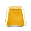 210D Polyester Drawstring Backpack W/ Front Pocket | https://www.bestnamebadges.com