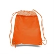 210D Polyester Drawstring Backpack W/ Front Pocket | https://www.bestnamebadges.com