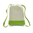 12 Oz. Cotton Canvas Two Tone Sport Backpack | https://www.bestnamebadges.com