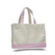 12 Oz. Cotton Canvas Tote Bag With Zipper Pocket | https://www.bestnamebadges.com