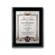 SpectraPrint™ Plaque - Ebony Silver | https://www.bestnamebadges.com