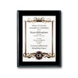 SpectraPrint™ Plaque - Ebony White | https://www.bestnamebadges.com